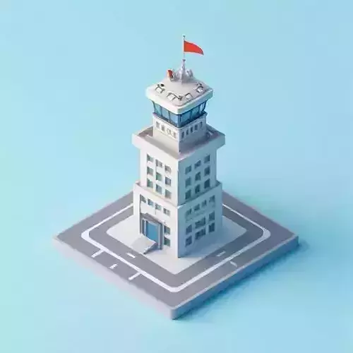 Air Traffic Airport Control Tower