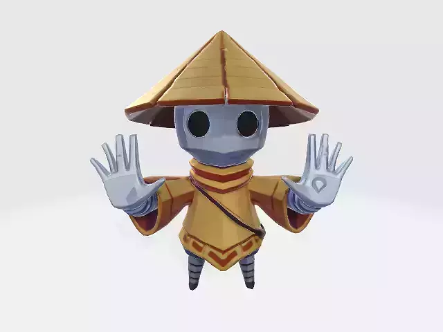 Lowpoly fantasy character