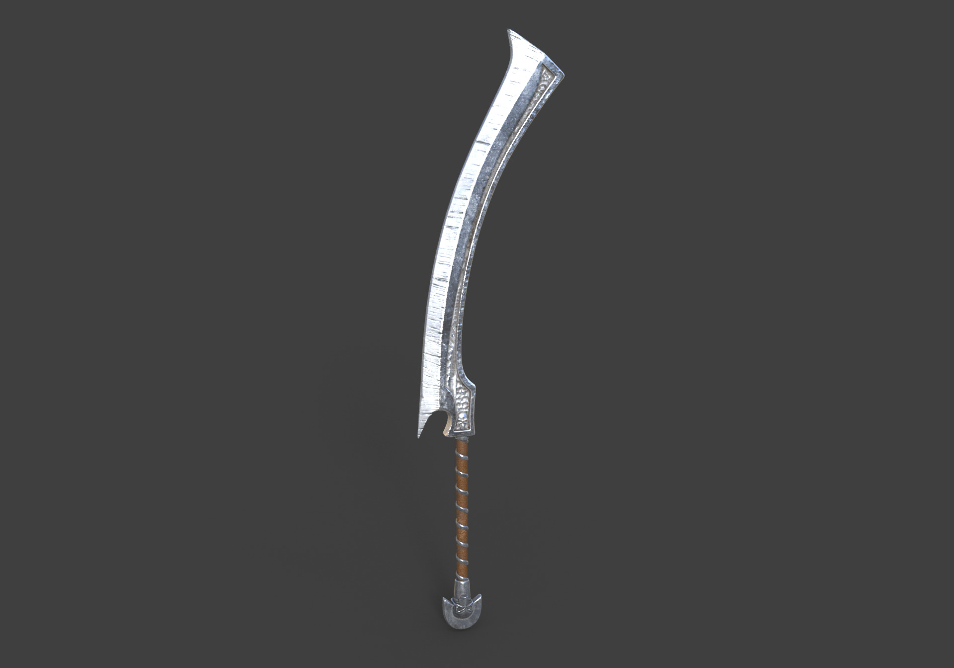 Egypt Sword Low-poly 3D model_3