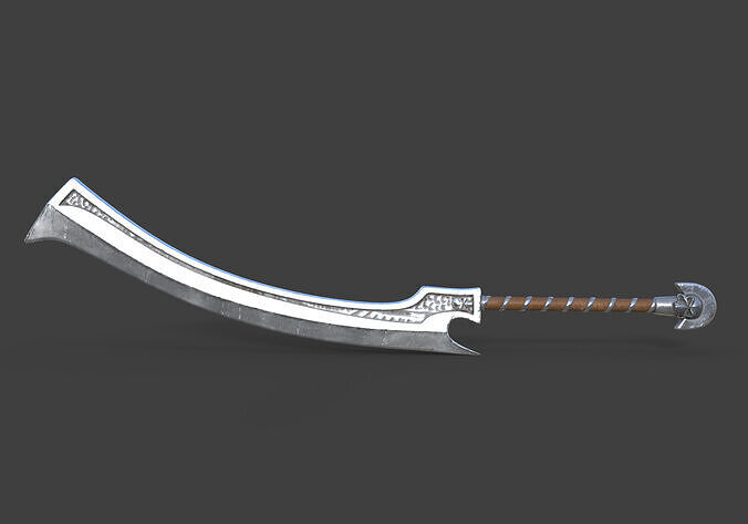 Egypt Sword Low-poly 3D model