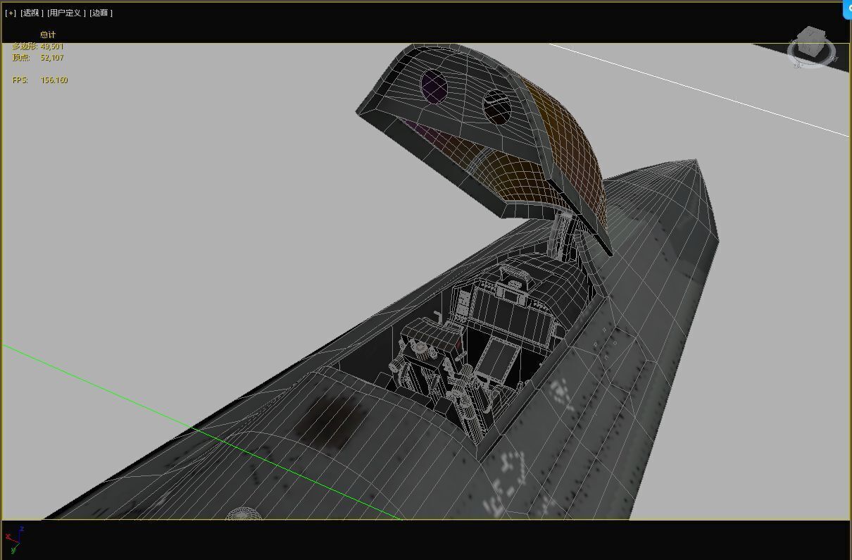 AVIC SAC J-50 J50 carrier-based fighter aircraft of Chinese Navy Low-poly 3D model_32