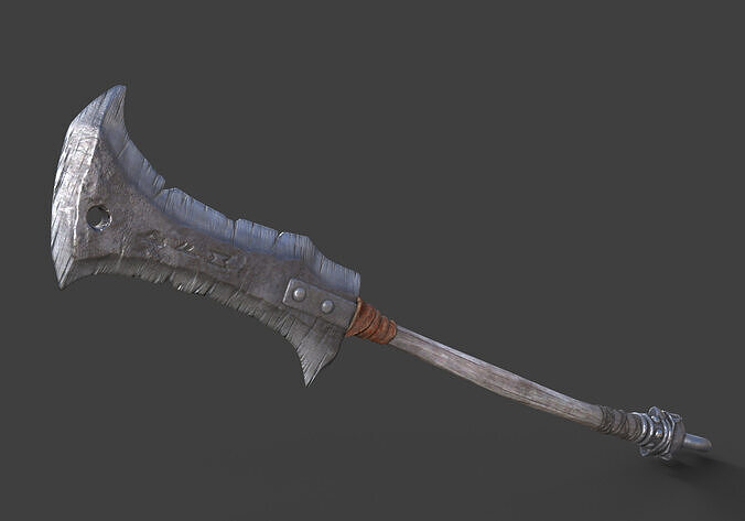Warrior Cleaver Low-poly 3D model