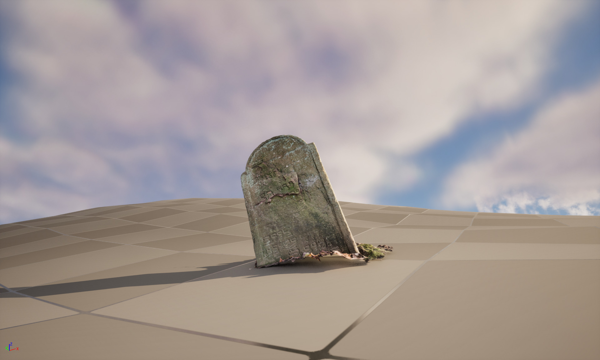 Old tomb 3D model_2