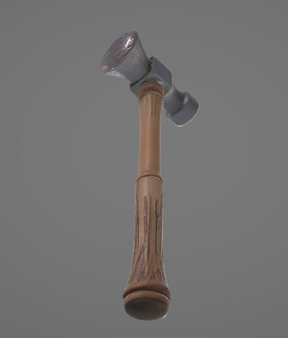 Realistic Hammer - High-Quality 3D Model 3D model_4