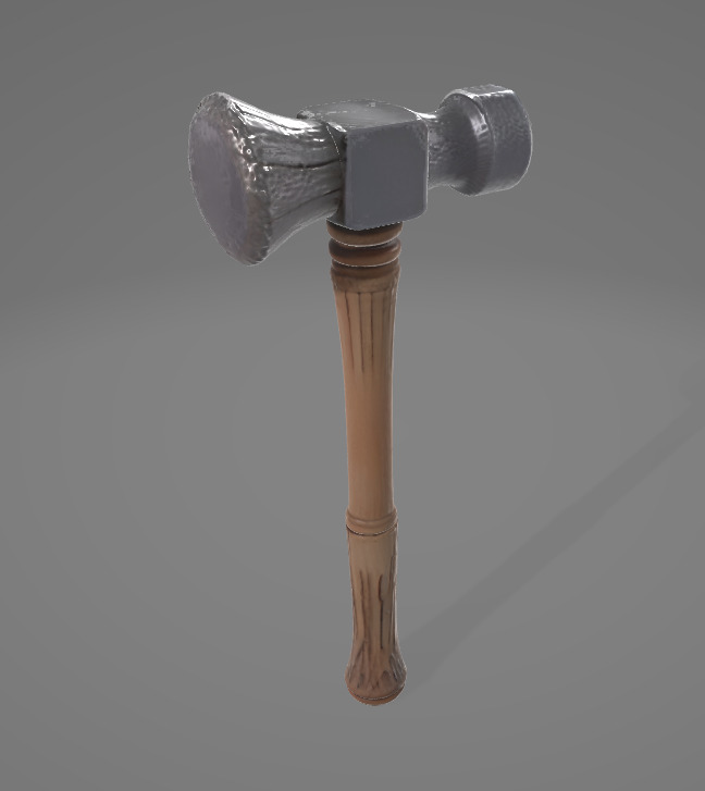 Realistic Hammer - High-Quality 3D Model 3D model_1
