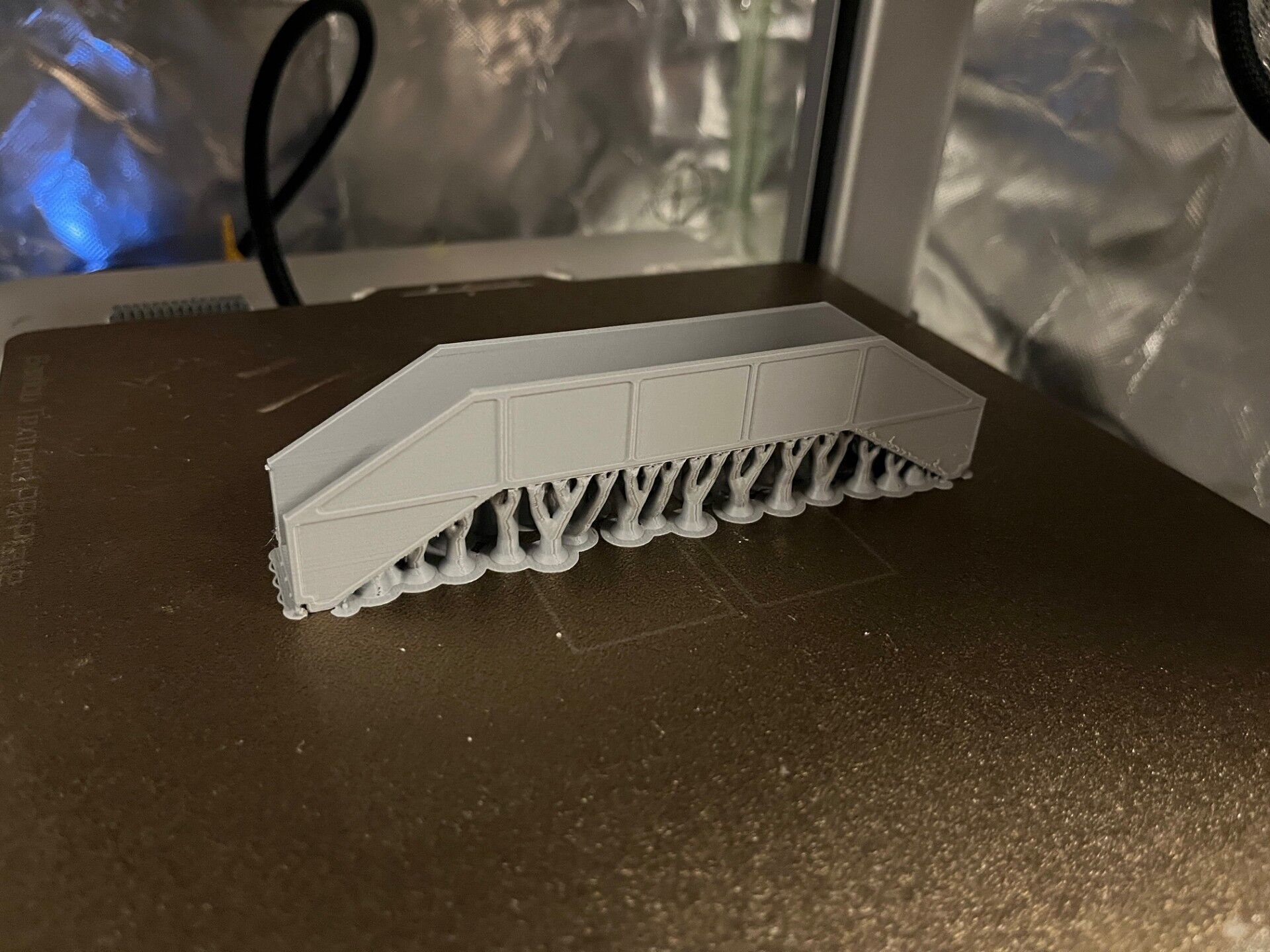 Model Railway Concrete Platform Footbridge 3D print model_20