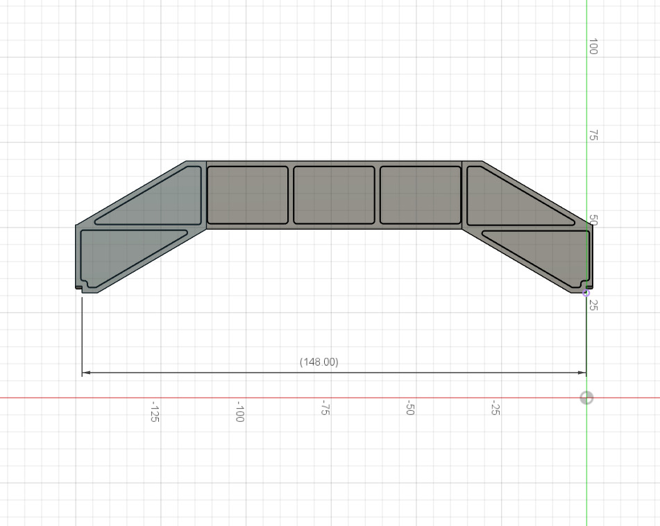Model Railway Concrete Platform Footbridge 3D print model_16