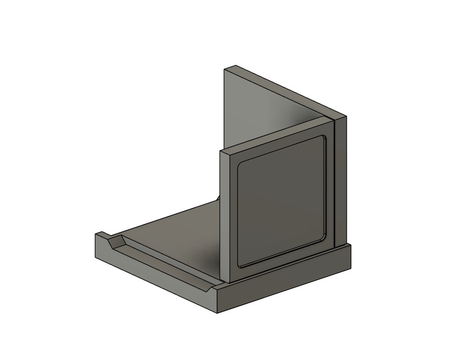 Model Railway Concrete Platform Footbridge 3D print model_7