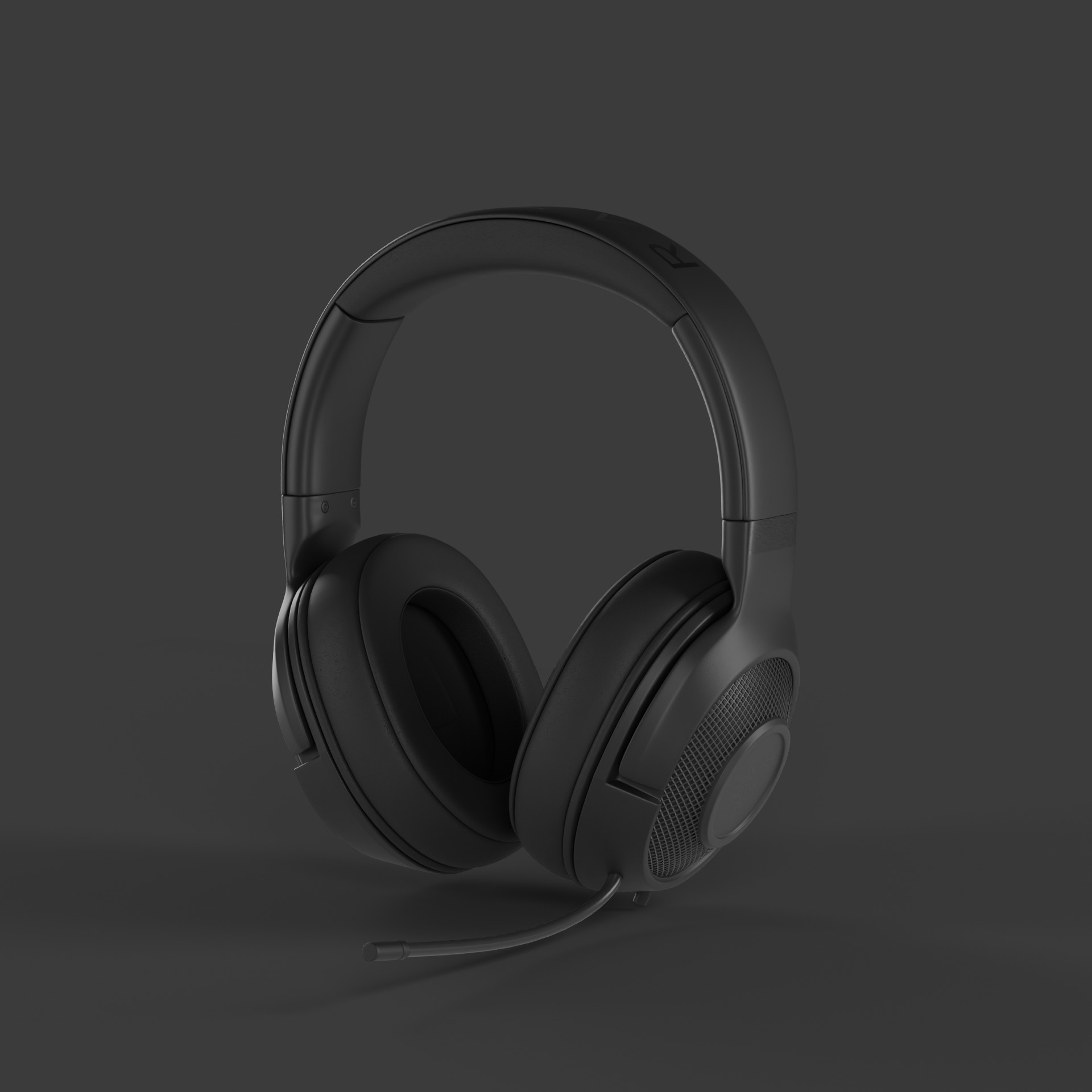 Razer Kraken X Lite 3D model_10