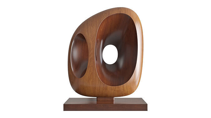 Abstract sculpture 3D model