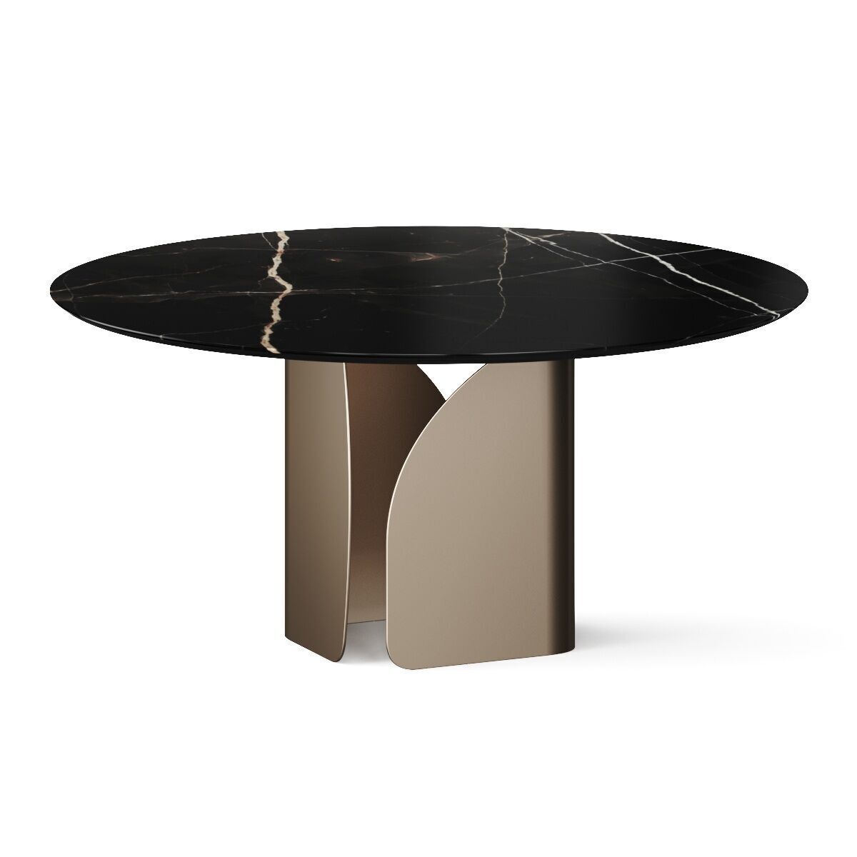 Calligaris Twins Round Dining Table 3D model_1