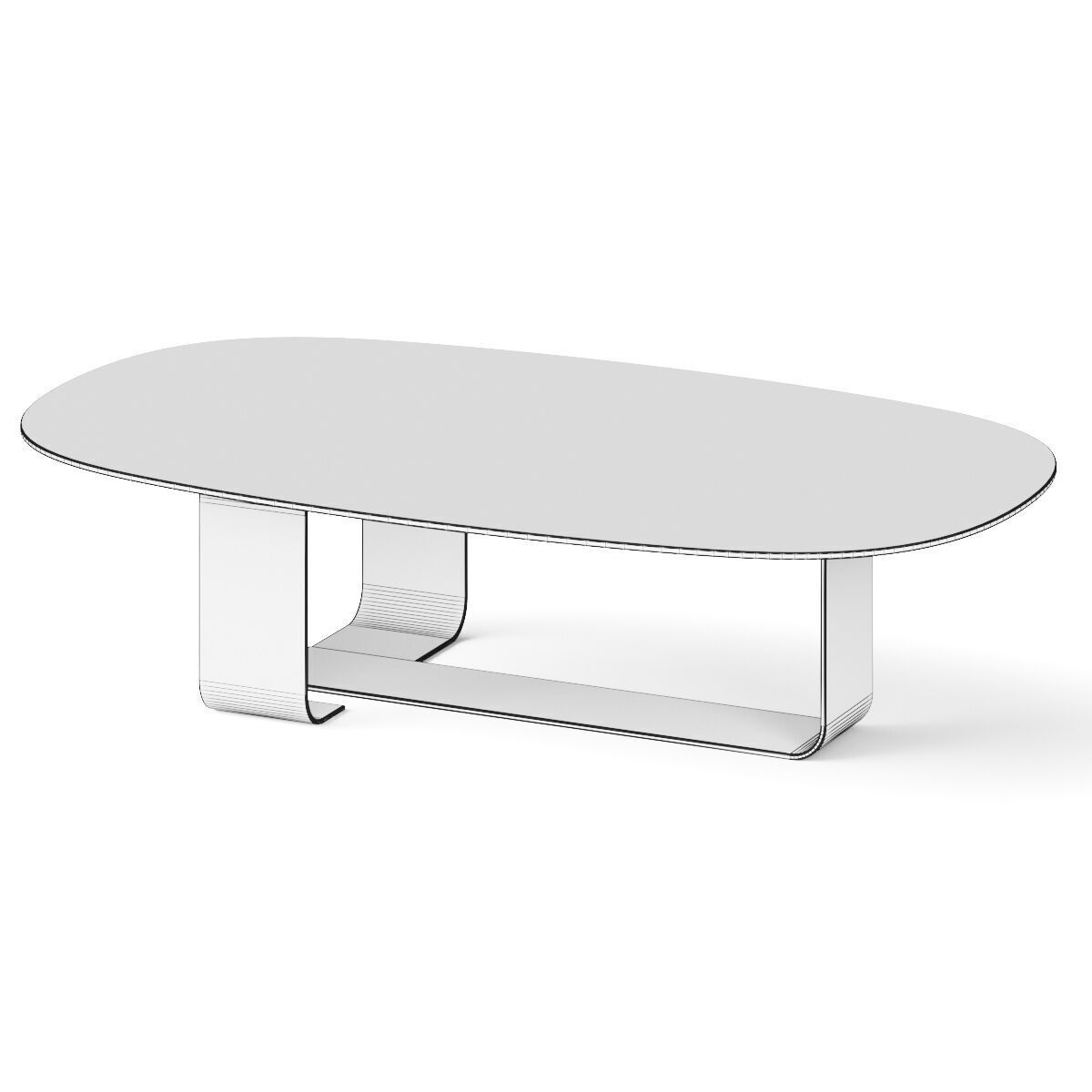 Calligaris Ribbon Coffee Table 3D model_2