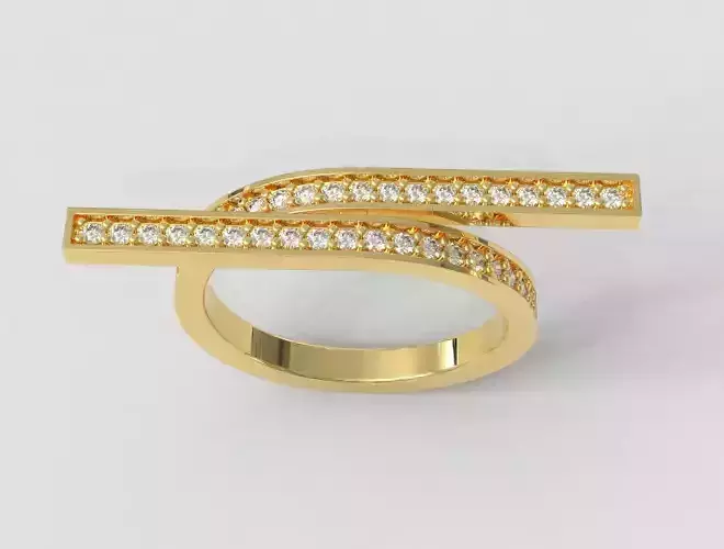 Diamond Modern Ring