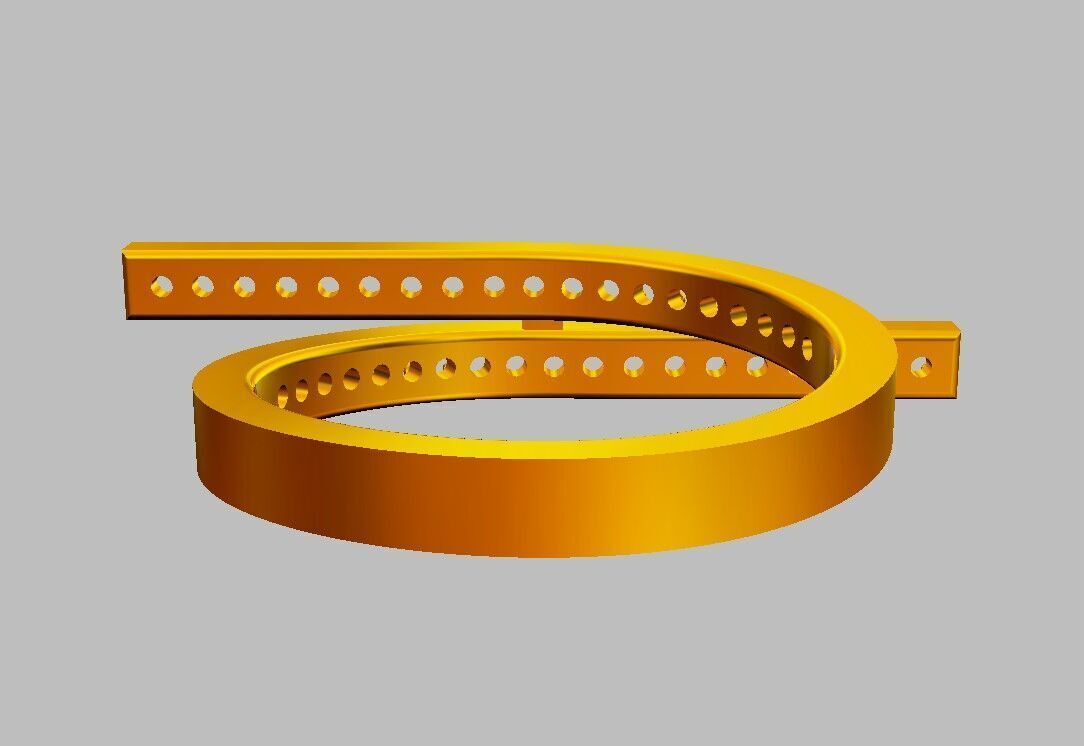 Diamond Modern Ring 3D print model_19