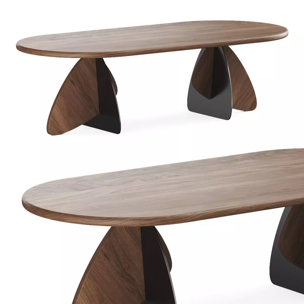 Riva 1920 CROSS Dining Table 3D model_0