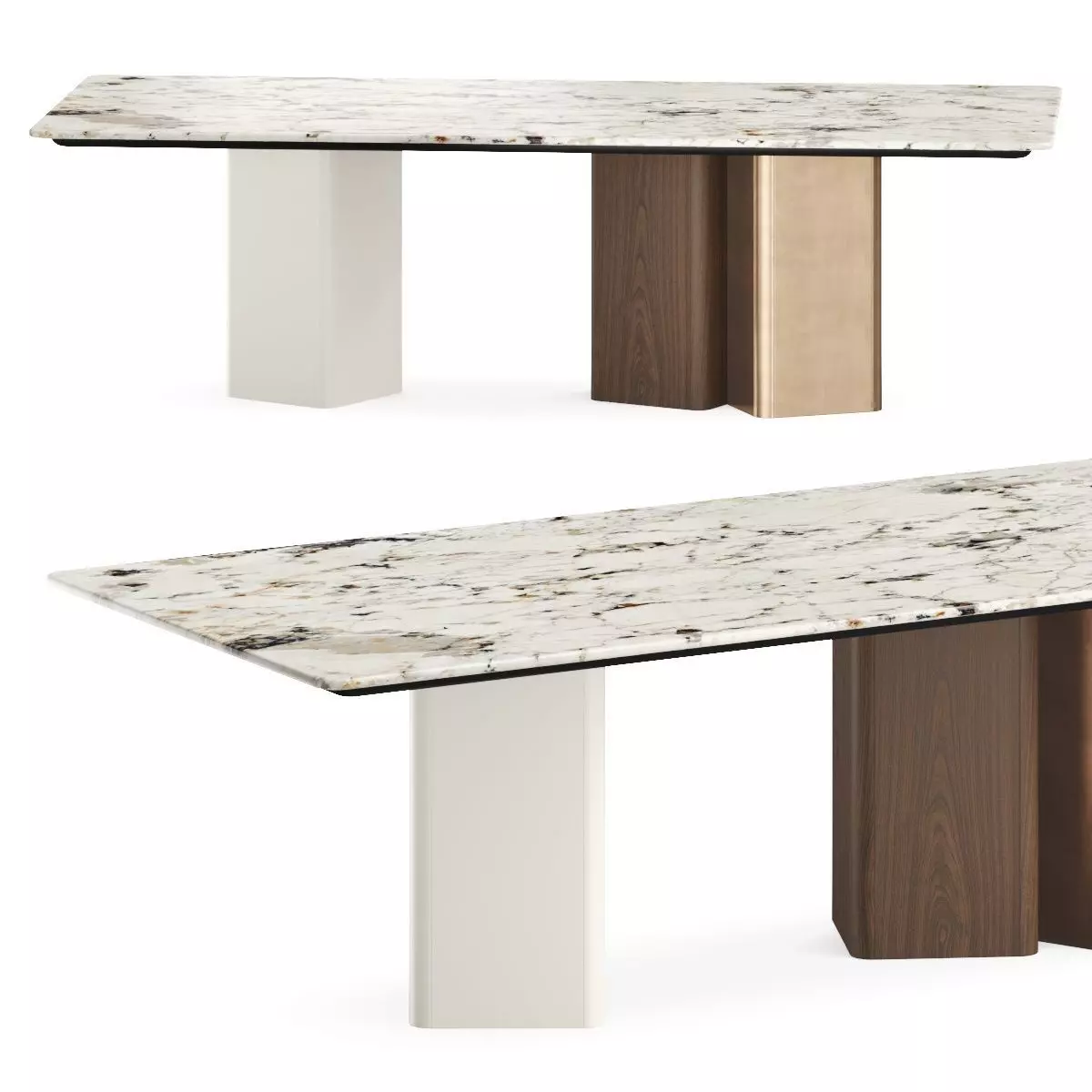 Meroni and Colzani Portofino Marble Dining Table 3D model