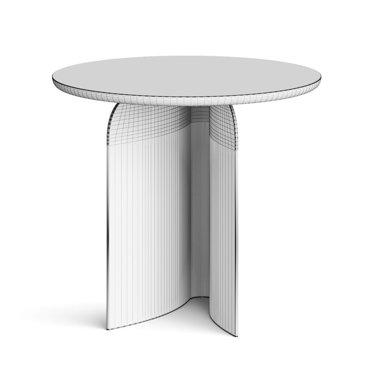 Meroni and Colzani Bolgheri Side Table 3D model_2