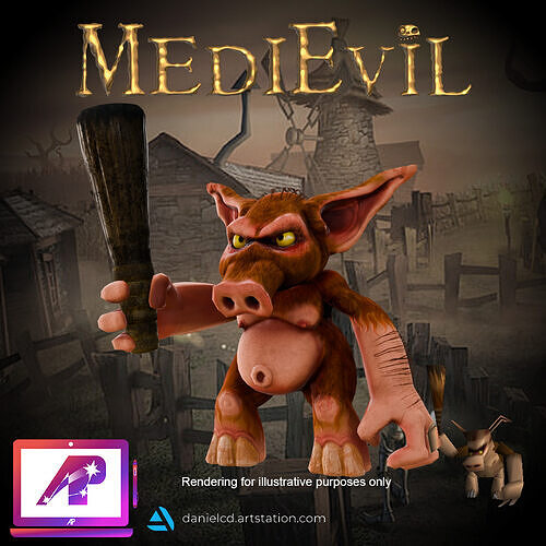 Imp Medievil Free 3D print model