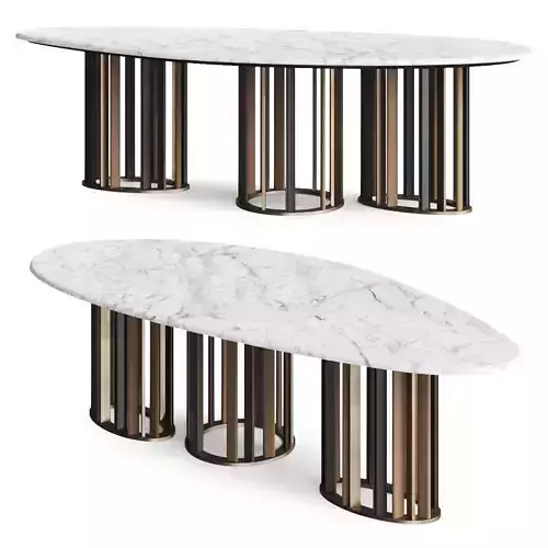 Meroni and Colzani Lerici Dining Table