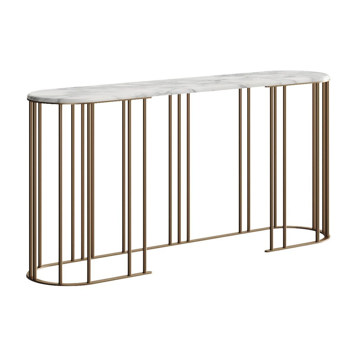 Meroni and Colzani Alghero Console Table 3D model_1