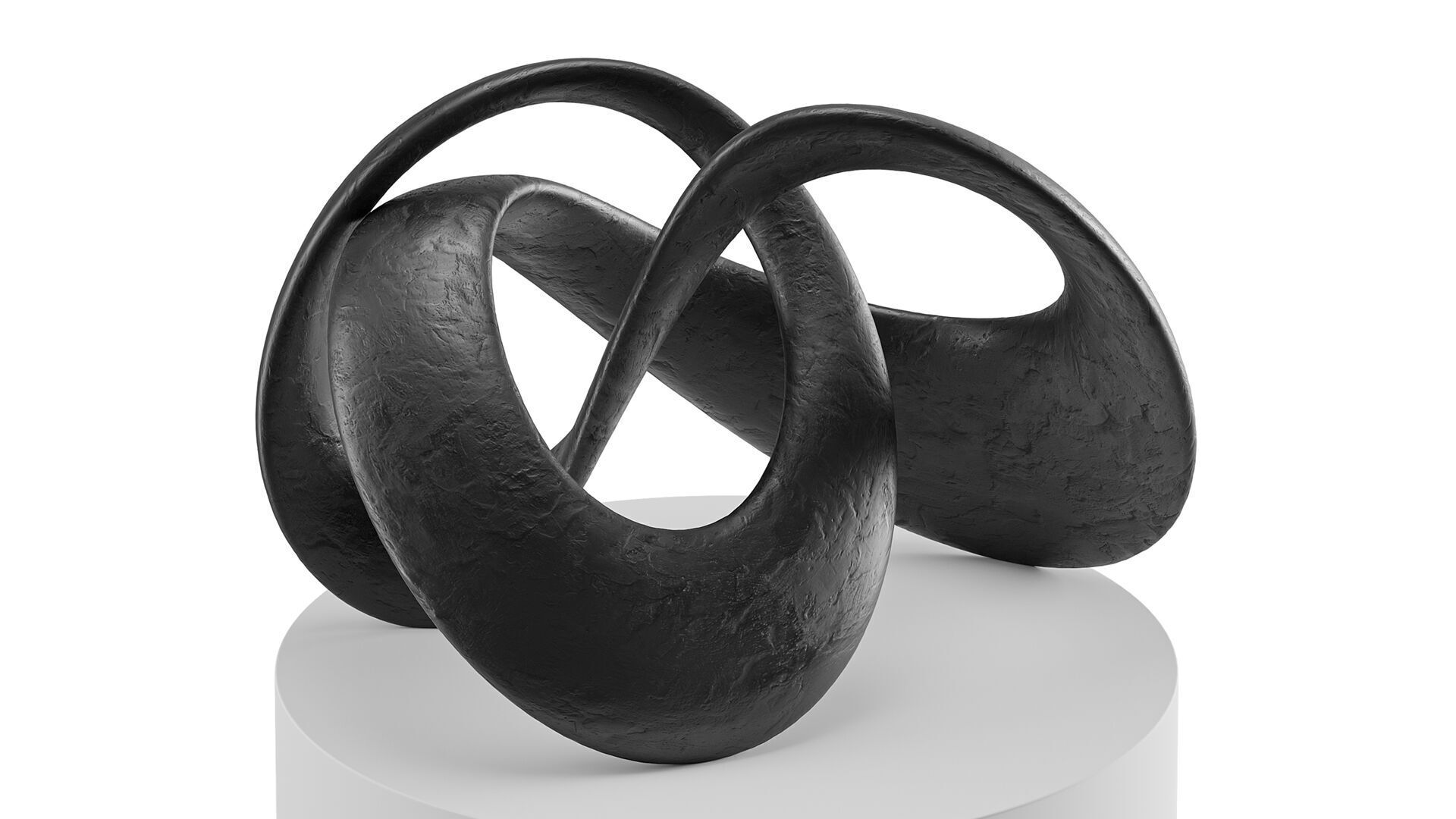 Abstract sculpture Mobius 3D model_3