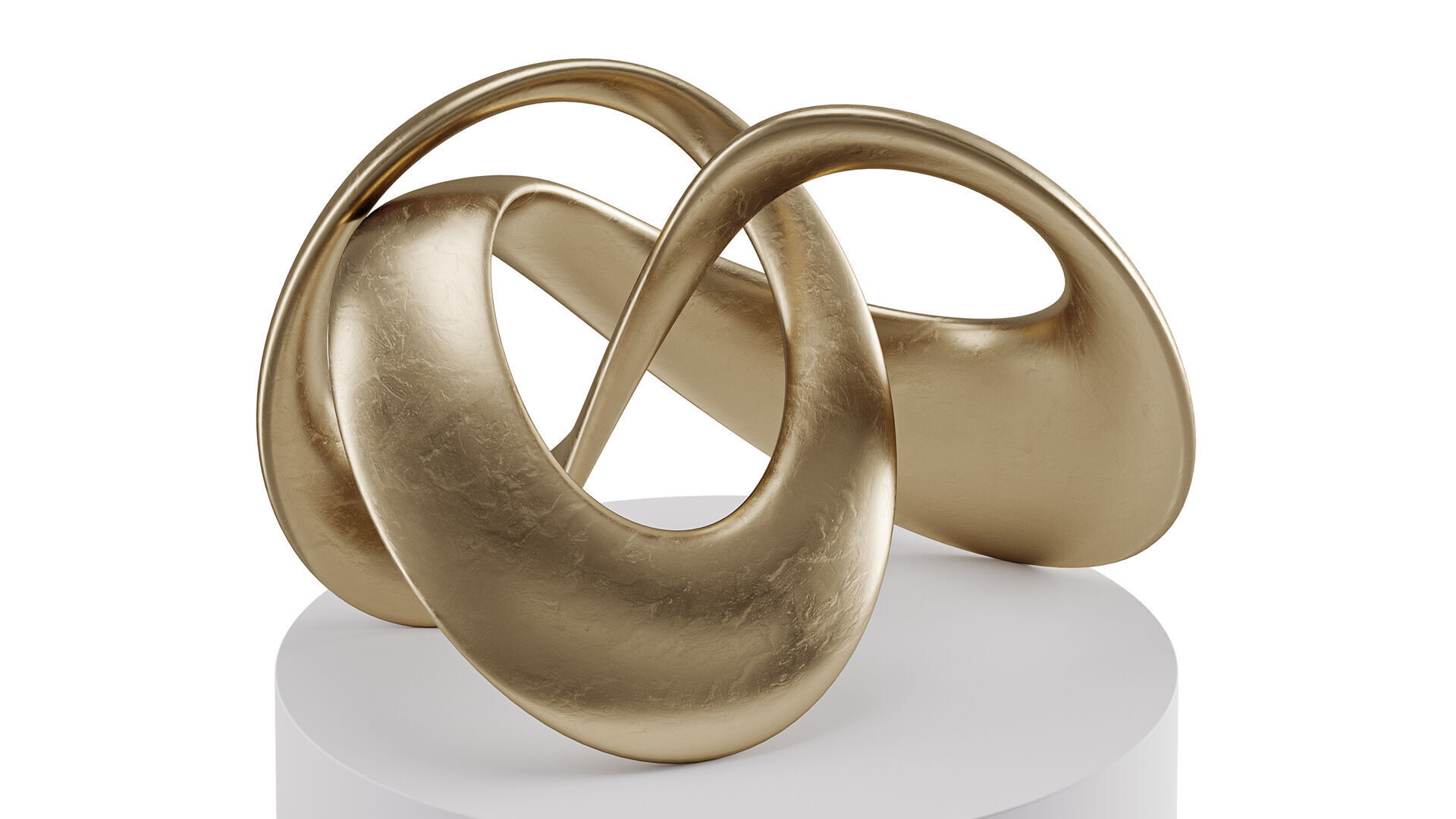 Abstract sculpture Mobius 3D model_4