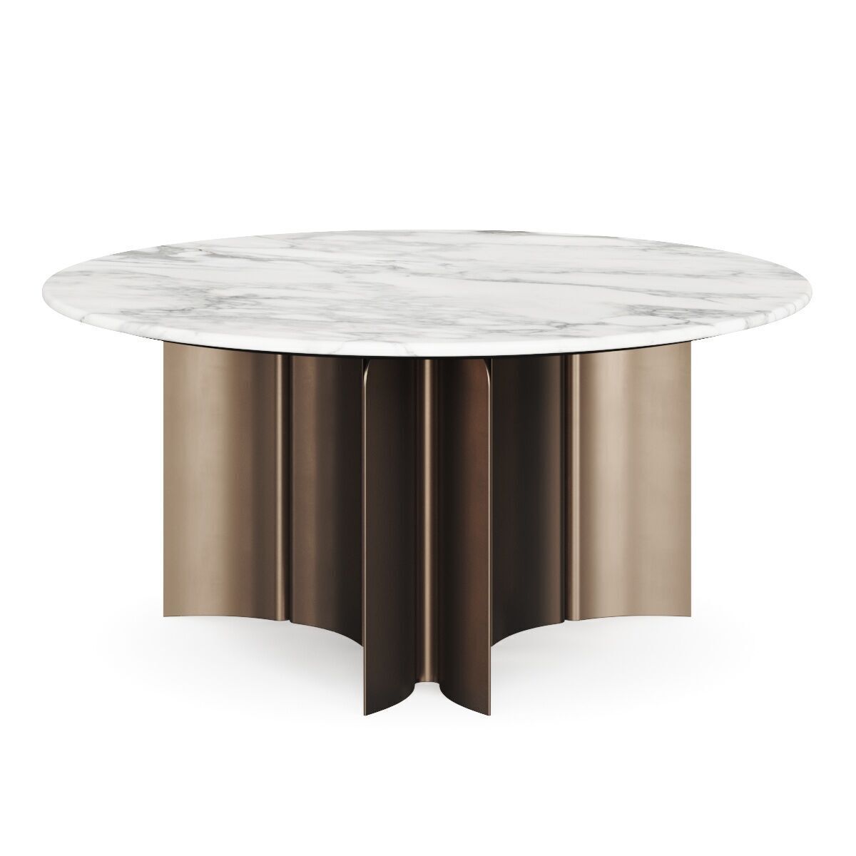 Meroni and Colzani Bolgheri Dining Table 3D model_1