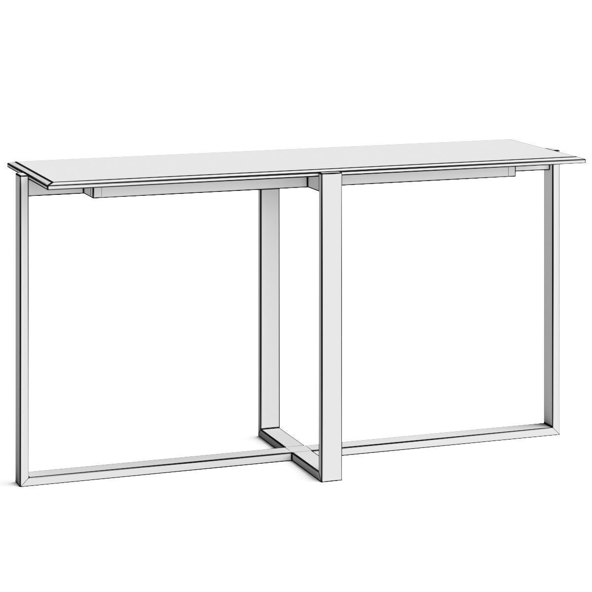 Medea 1905 Cavalier Console Table 3D model_2