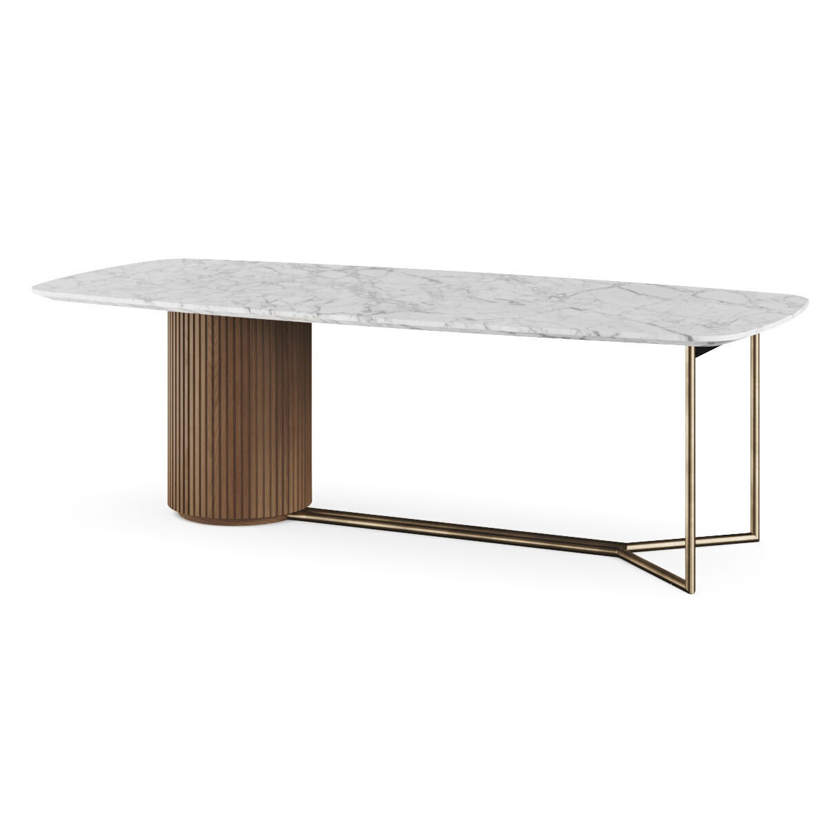 Milano 1964 Cernobbio Dining Table 3D model_1