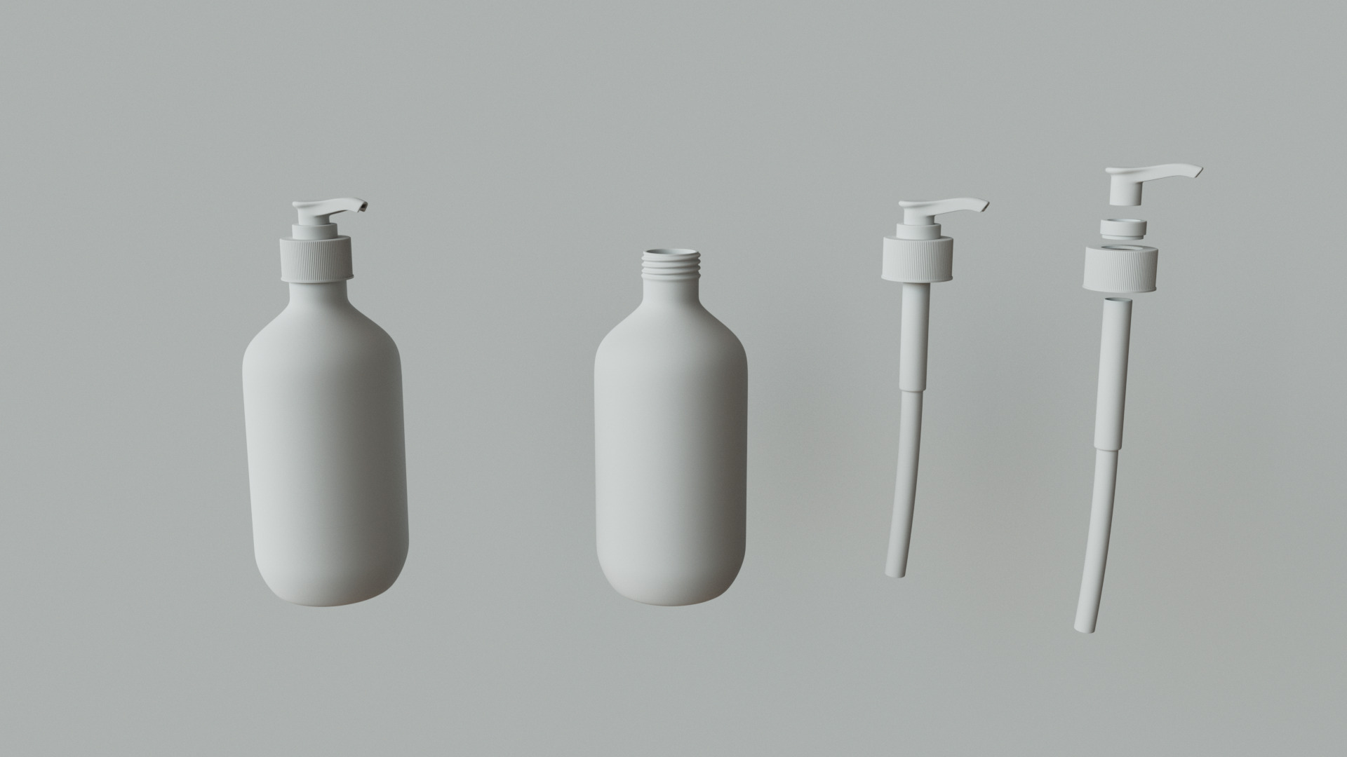 Bottle Dropper and Pump  3D model_5