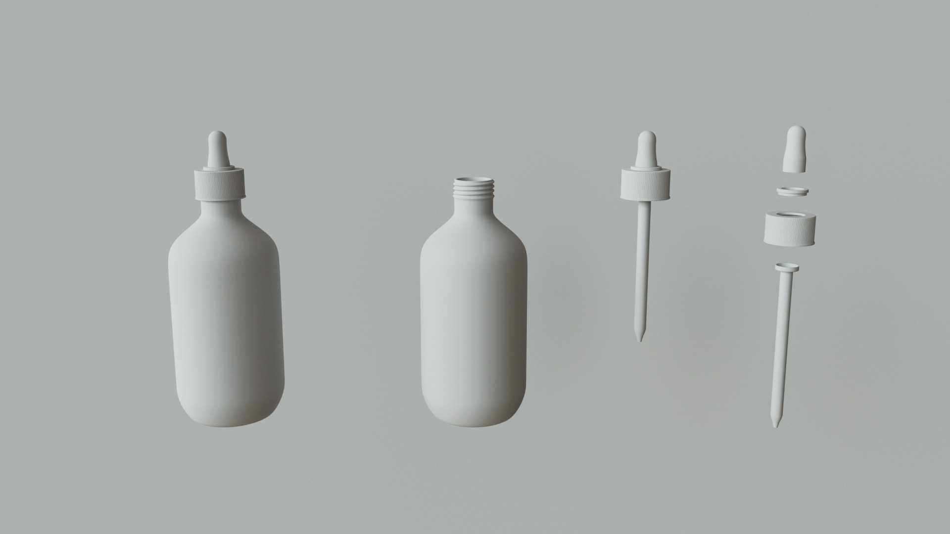 Bottle Dropper and Pump  3D model_2