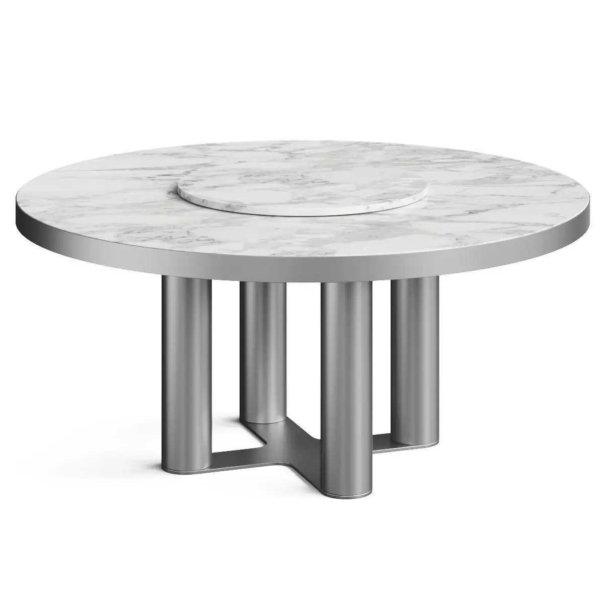 IVG Home Collection Tubes Round Dining Table 3D model_0