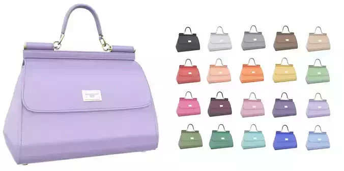 Dolce Gabanna Sicily Bag Low-poly 3D model
