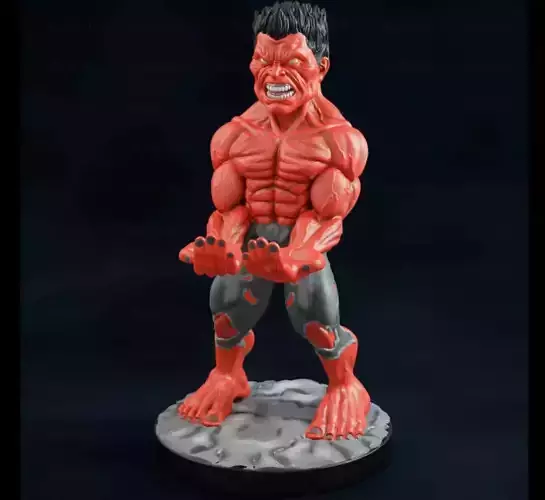 Red Hulk joystick holder