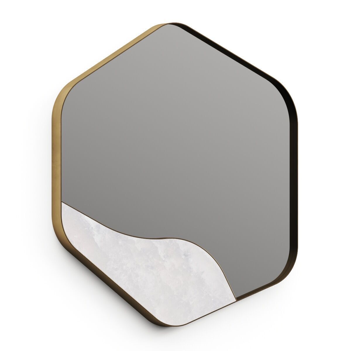 Curio Aras Kura and  Wall Mirror 3D model_1