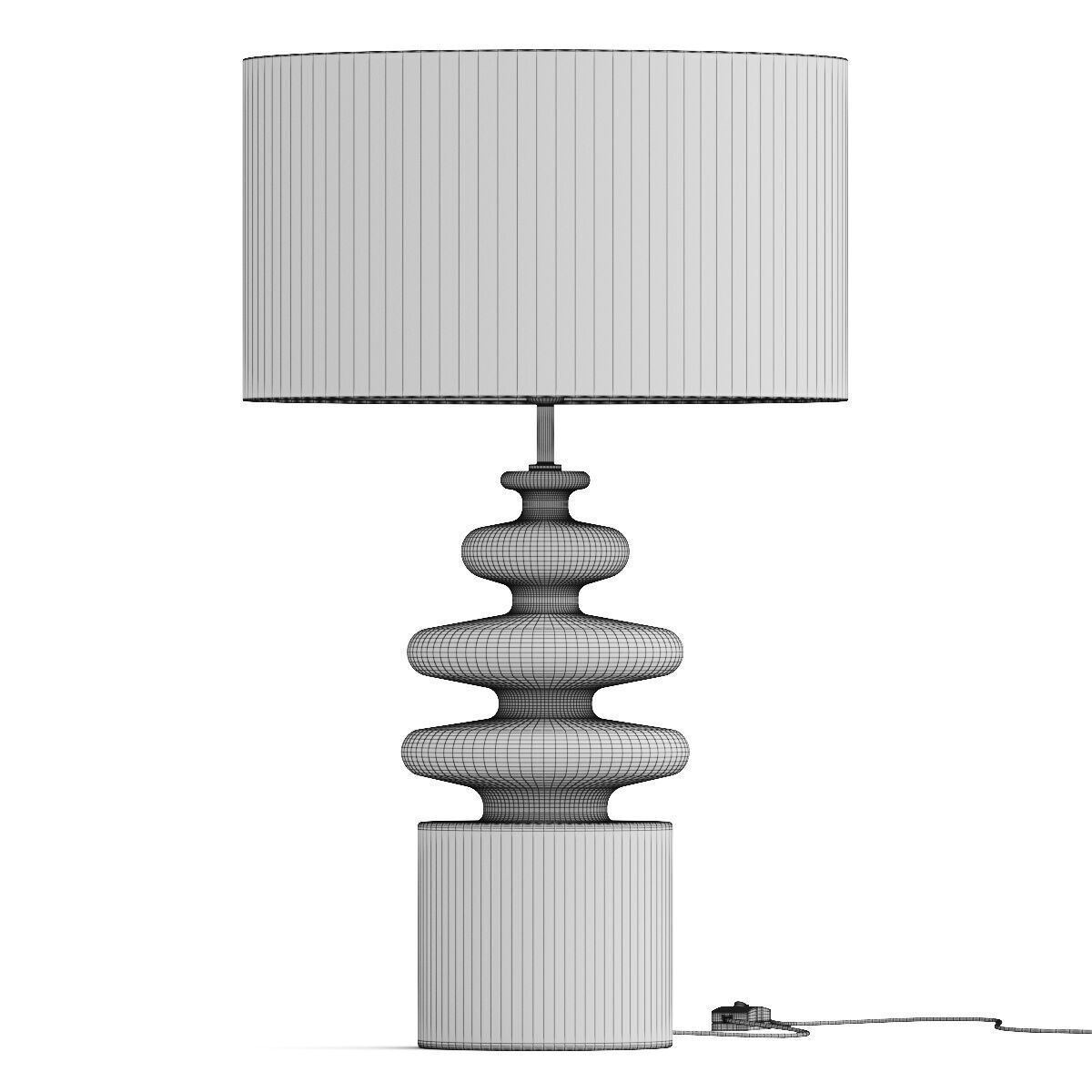 Curio Mareto Onyx Table Lamp 3D model_1