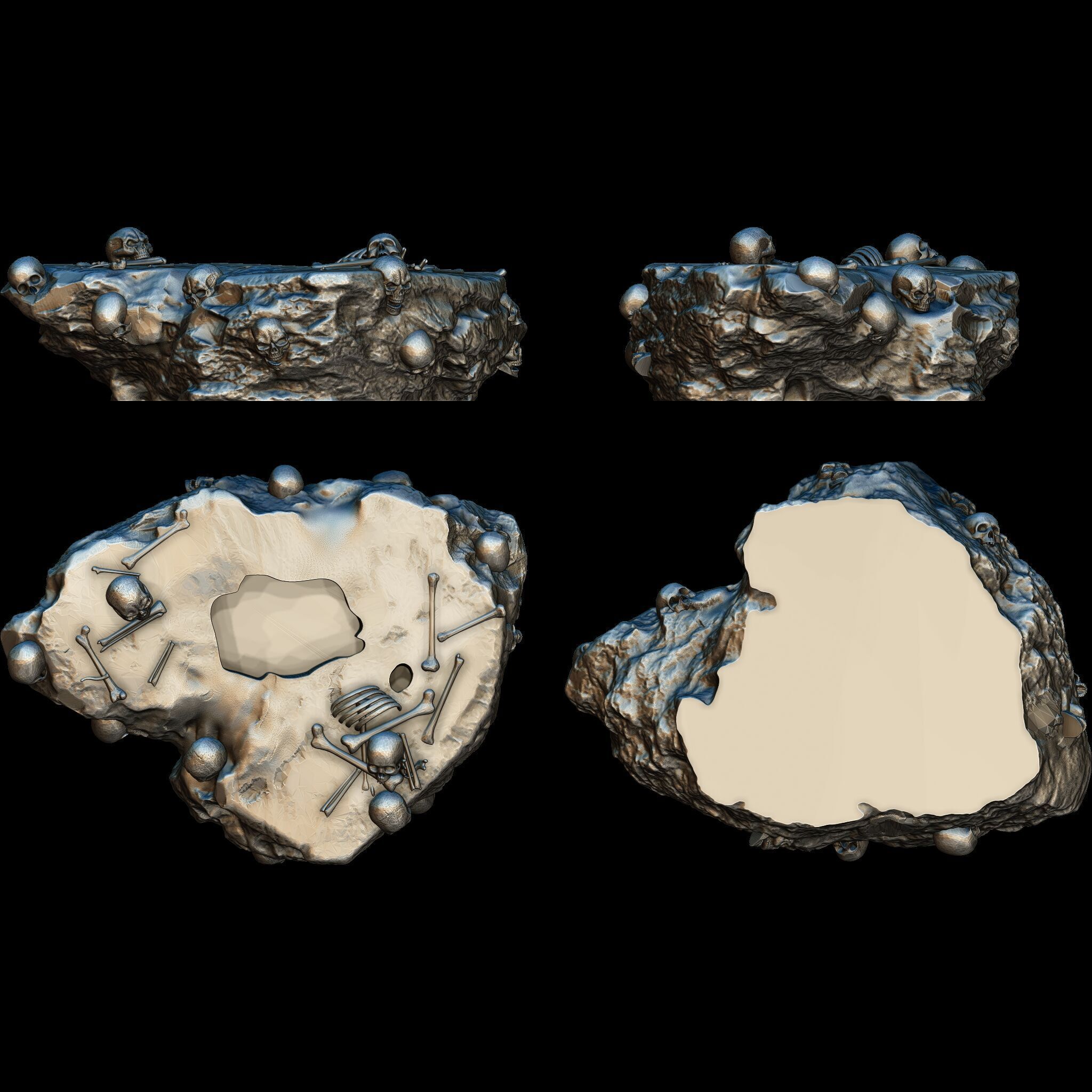 Grim Reaper Figure STL file for 3D print model_7