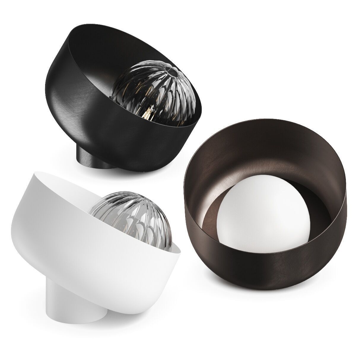 Northern Lights Bourbon Table Lamp 3D model_1