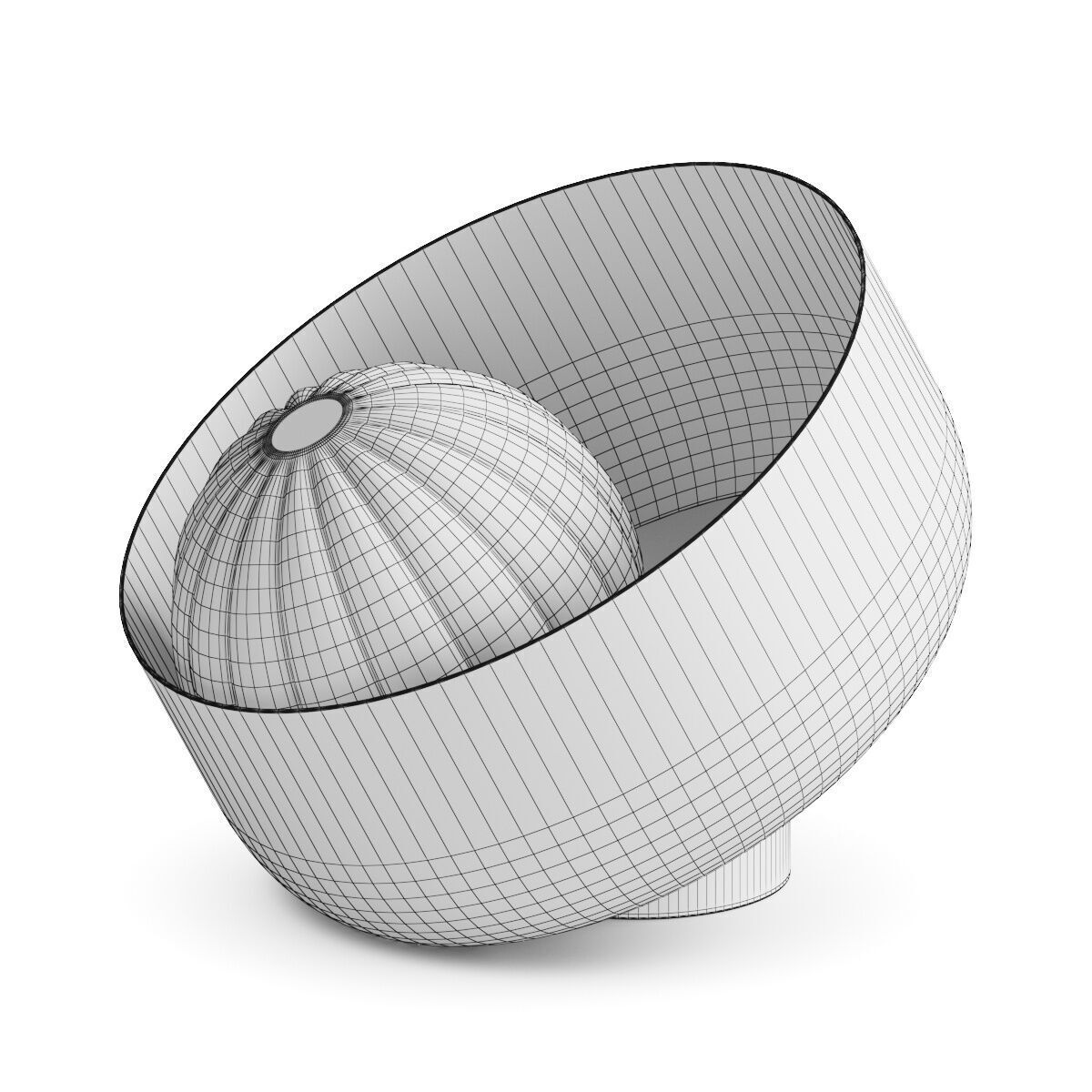 Northern Lights Bourbon Table Lamp 3D model_2