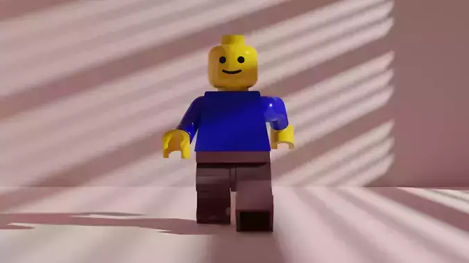 Customizable Lego Character Perfect for Animations 3D Printing