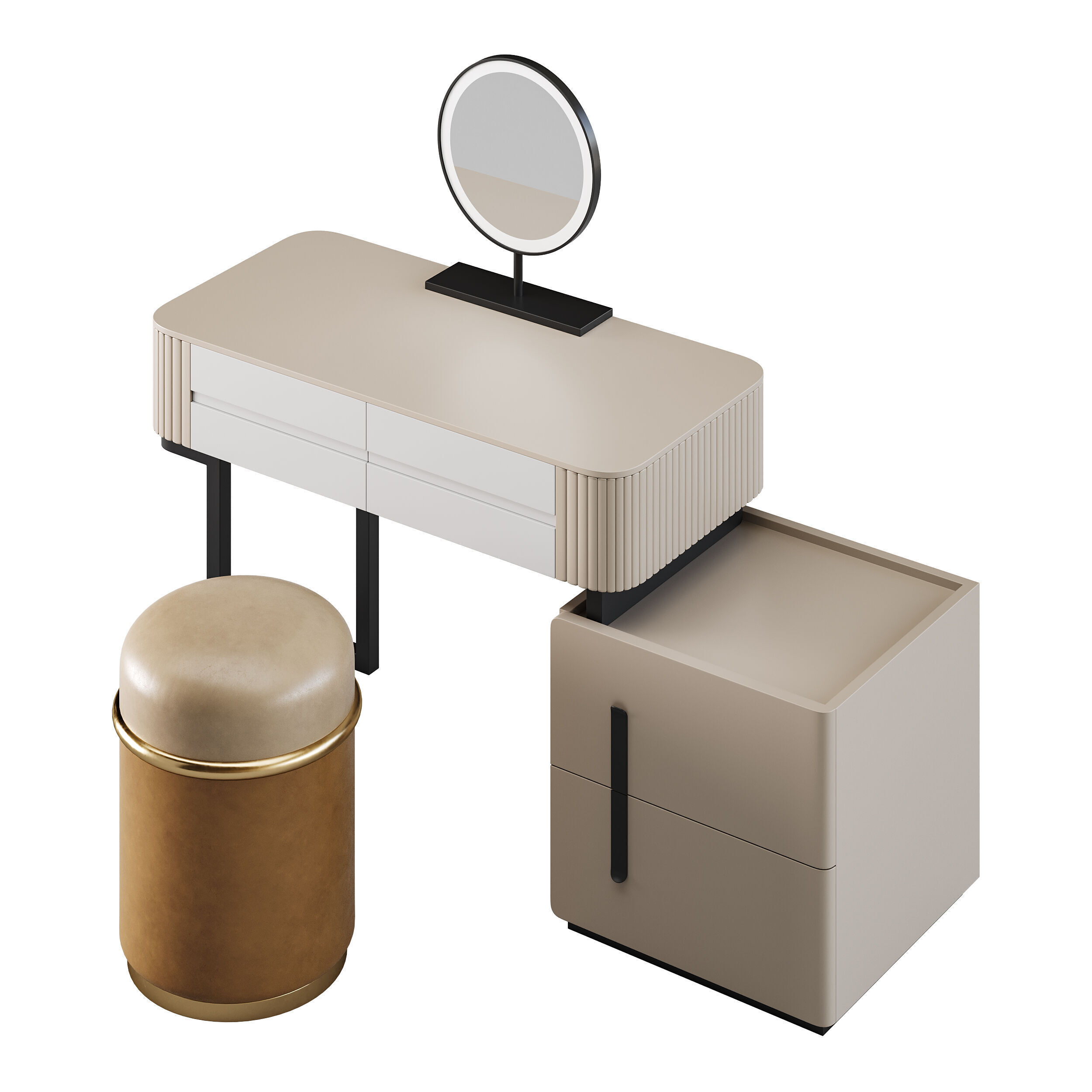 Dressing table 19 3D model_9