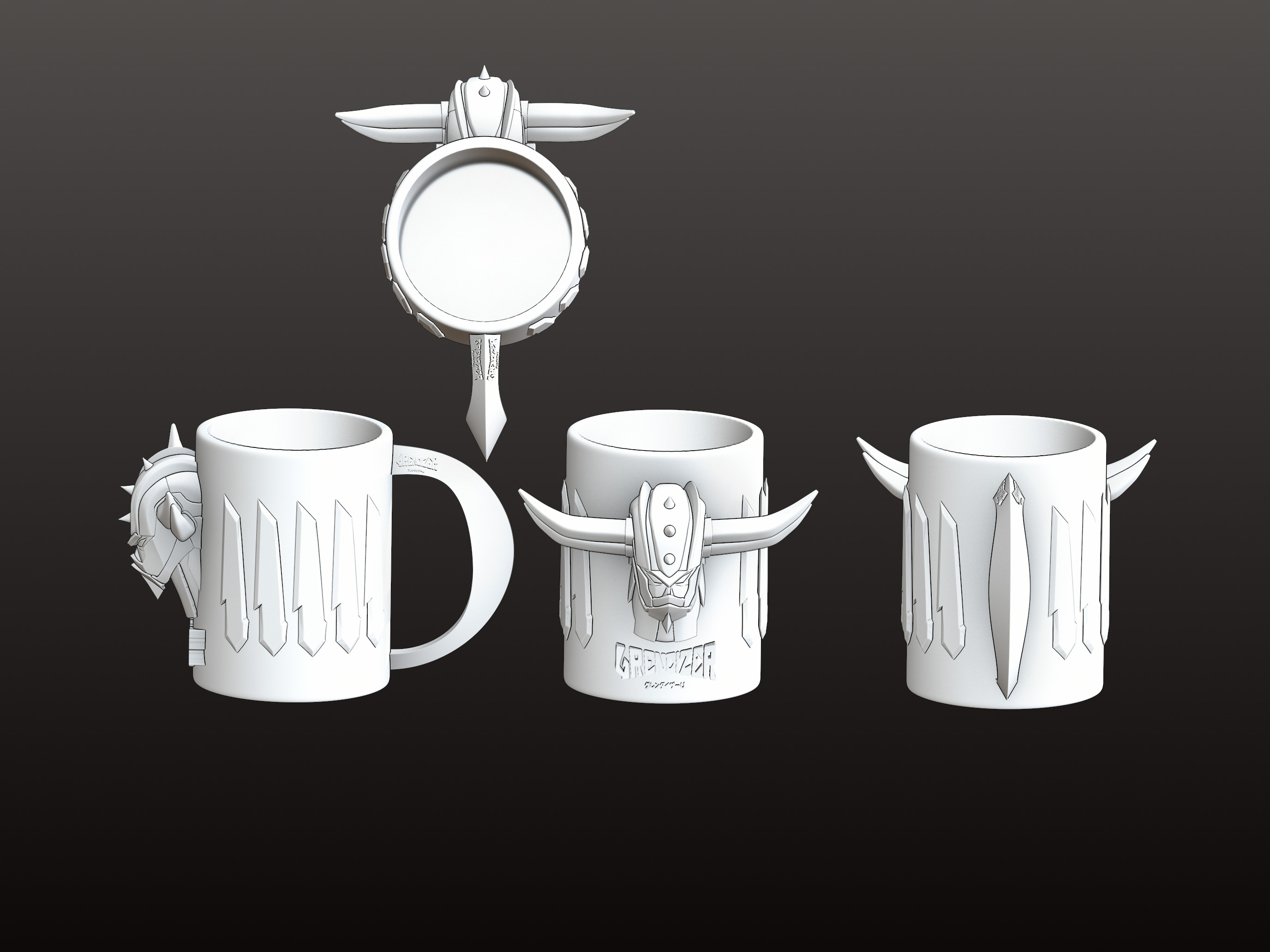 Goldrake u Grendizer U ufo robot u 3D print model_1