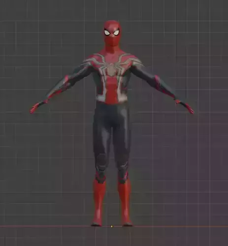 Spiderman No Way Home Integrated Suit Rigged Model