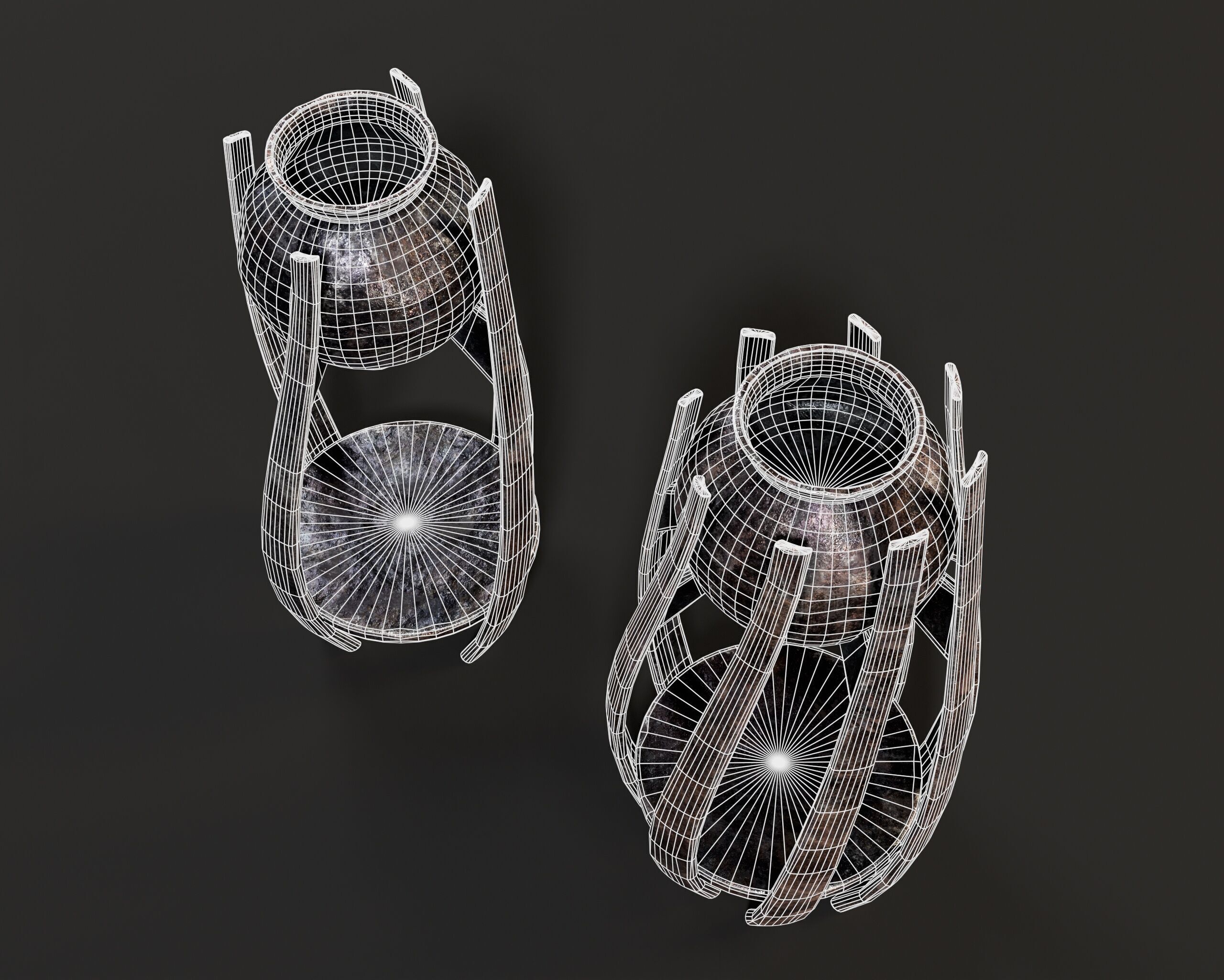 Twisted Cauldrons Low-poly 3D model_13