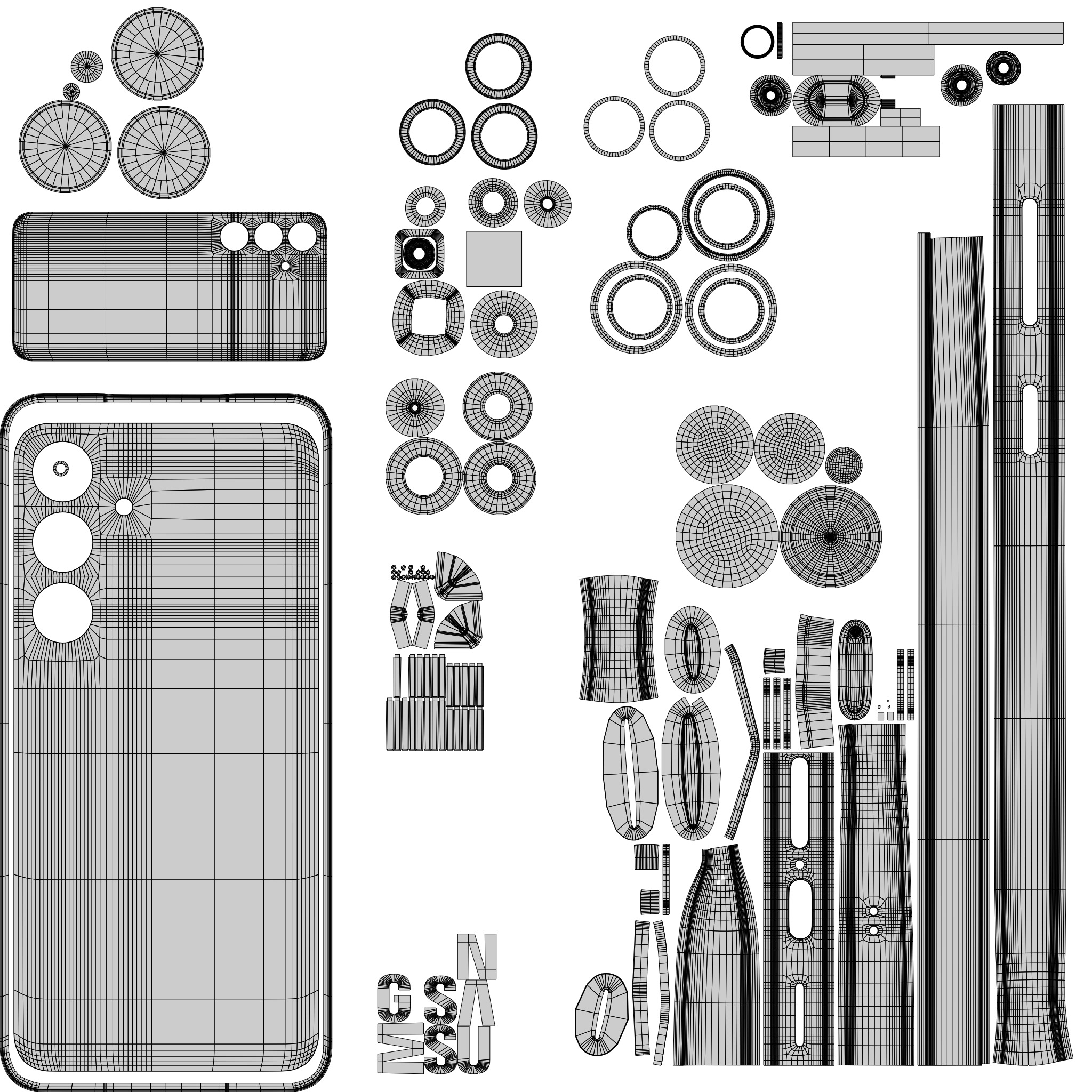 Blueblack Samsung Galaxy S25 and S25 Plus 3D model_15