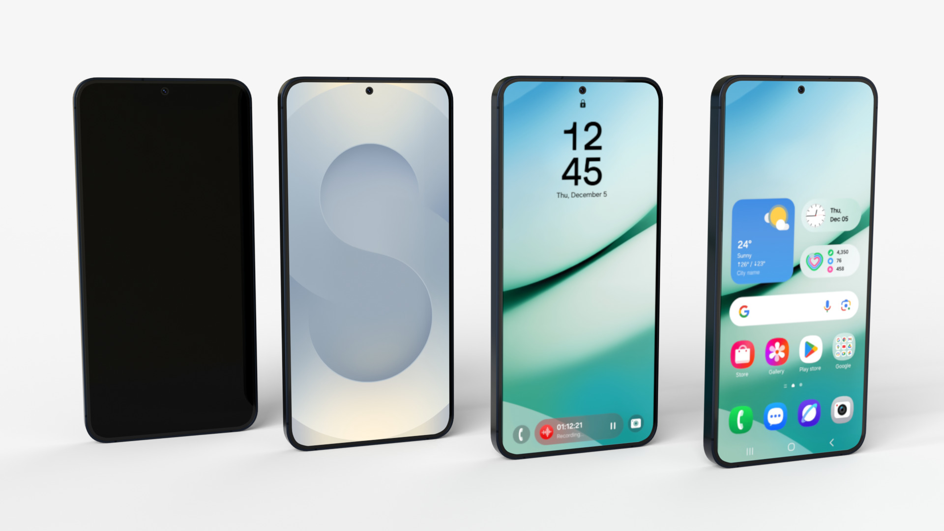 Blueblack Samsung Galaxy S25 and S25 Plus 3D model_4