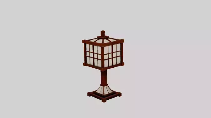 Japanese Wooden Lantern 