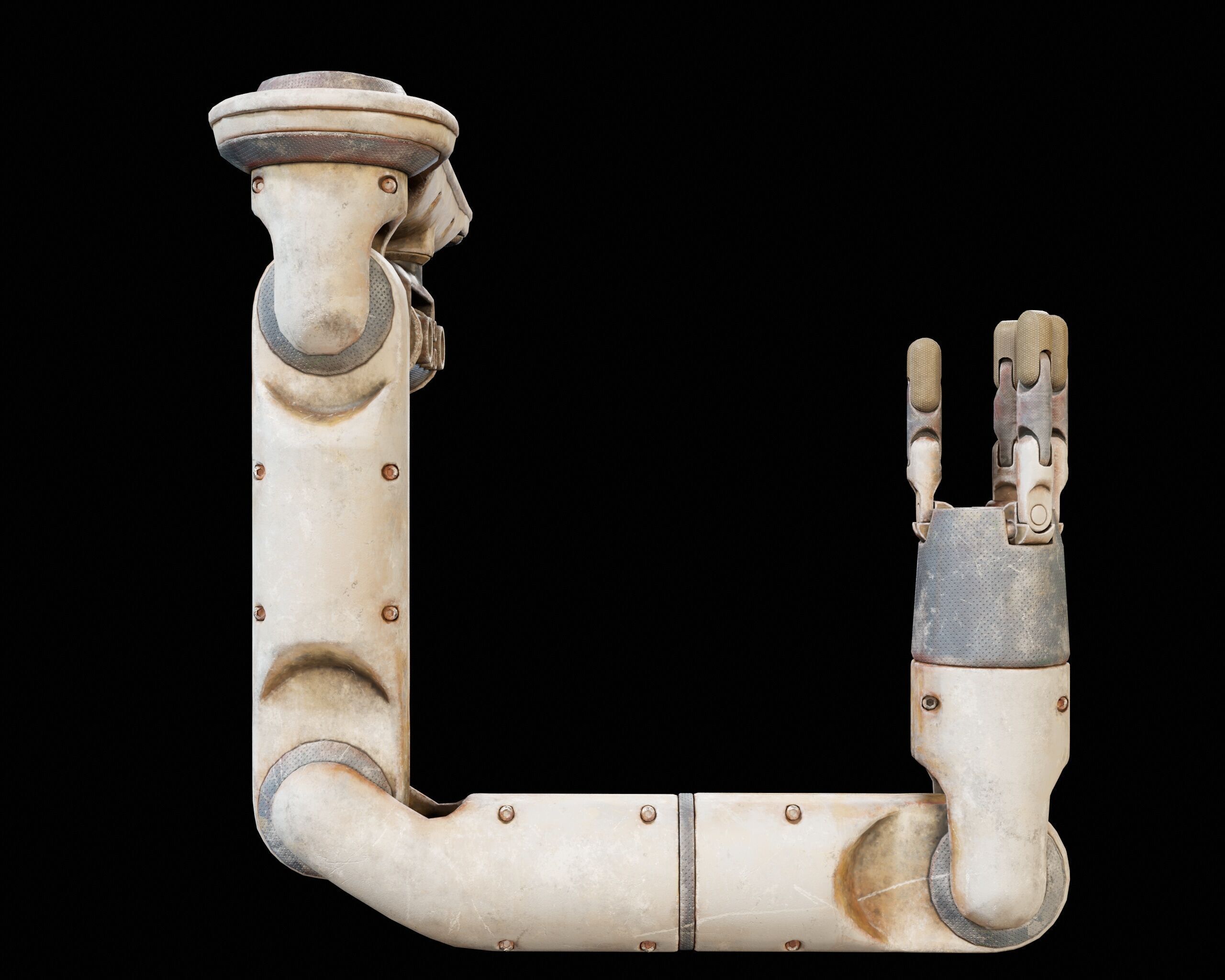 Robotic Arm MK1 Low-poly 3D model_14