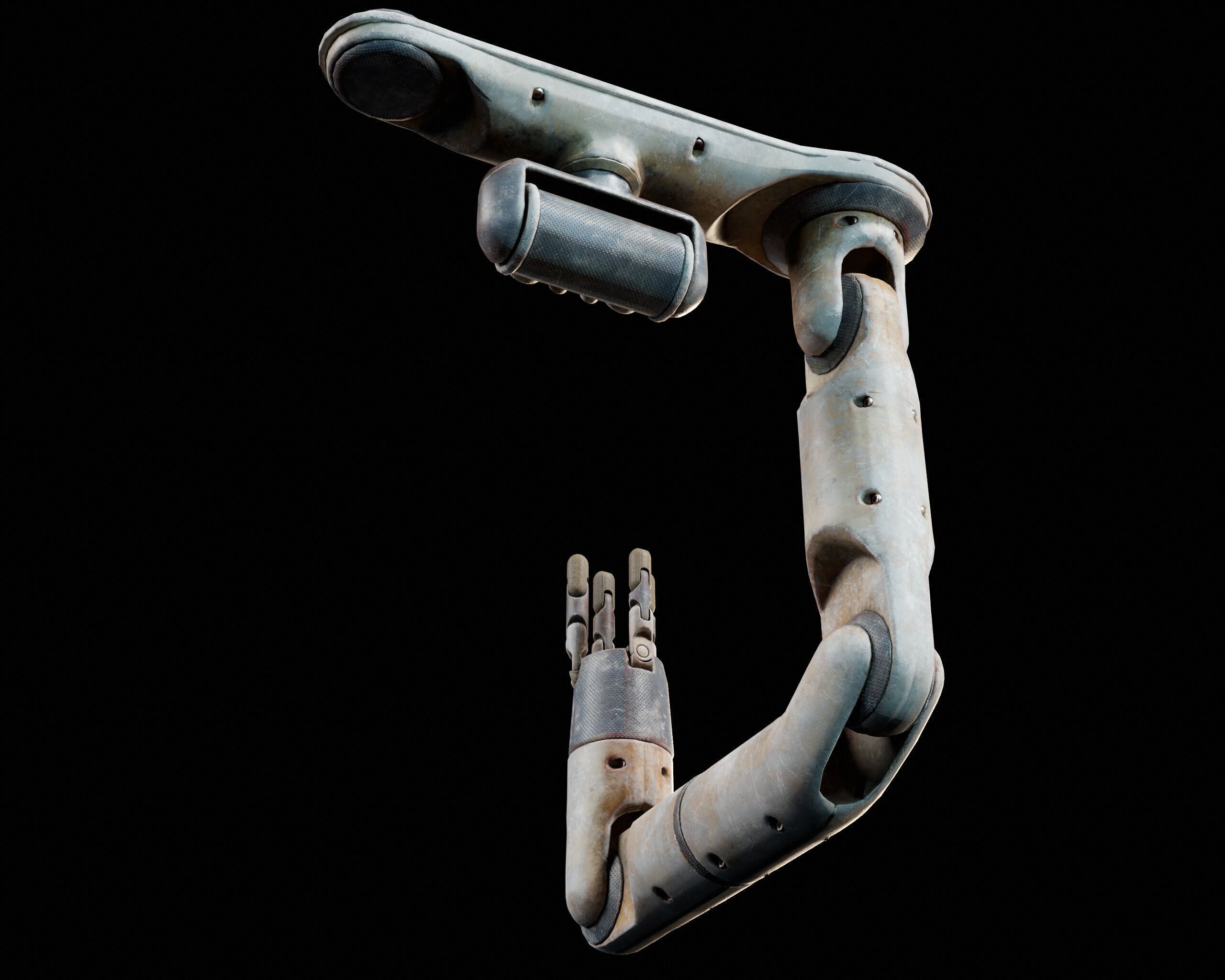 Robotic Arm MK1 Low-poly 3D model_20