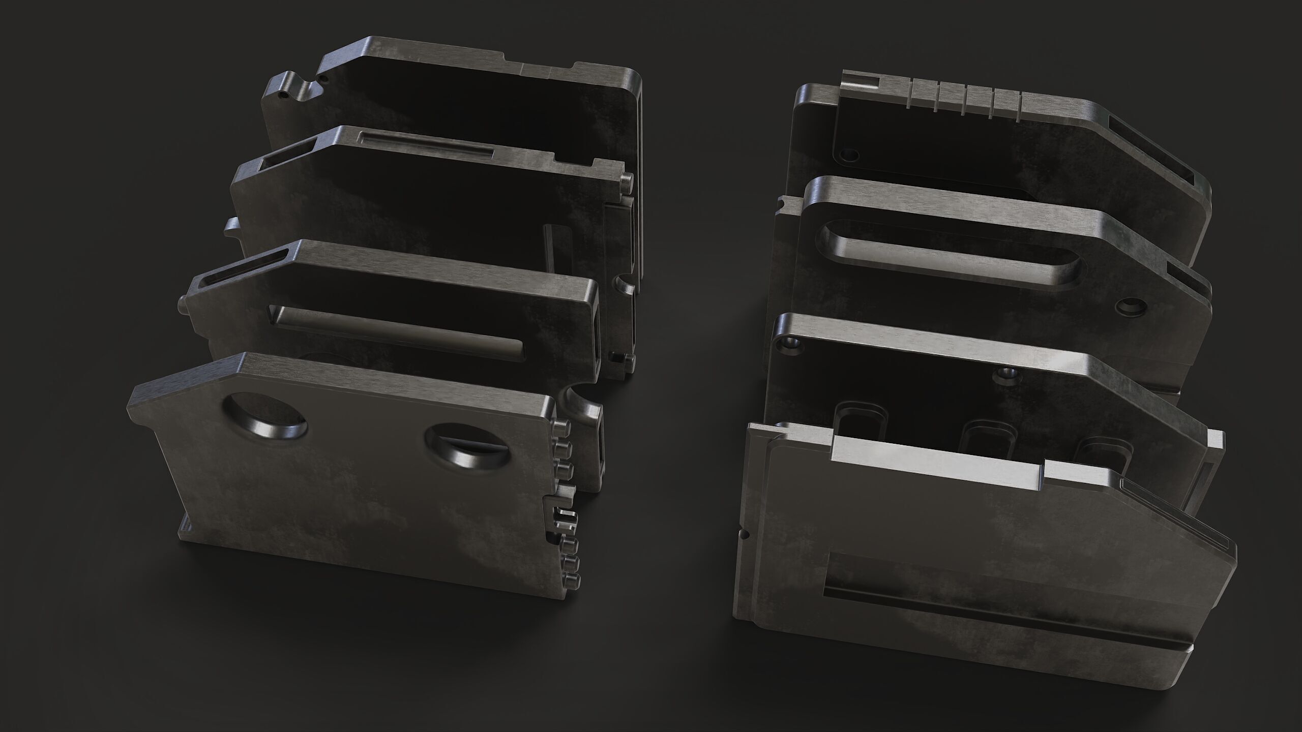 scifi doors minipack vol2 3D model_5